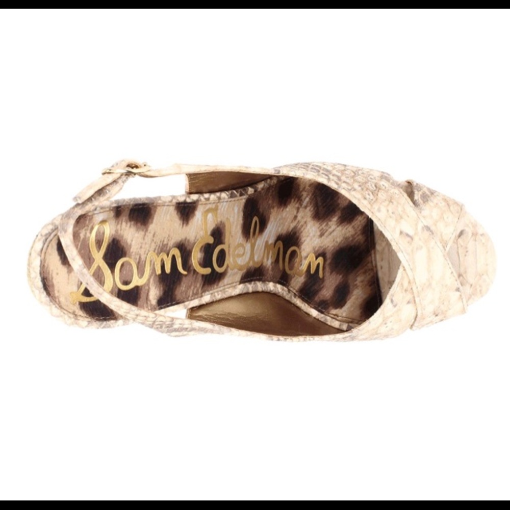 NWOT Sam Edelman Arianna Espadrilles snakeskin - Picture 3 of 8